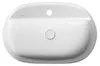 INFINITY OVAL Aufsatzwaschbecken, 60x40cm, weiss matt Produktbild-Vorschau 2