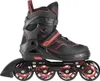 A single black and red inline skate is shown from the side against a white background. Podgląd zdjęcia produktu