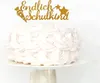 Oblique Unique Endlich Schulkind Torten Topper Glitzernd Produktbild-Vorschau 2