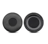 Two black ear pads for headphones are shown against a white background. Produktbild-Vorschau