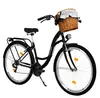 MILORD Damenfahrrad Citybike Komfort Mit Weidenkorb Produktbild-Vorschau 1