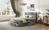 Boxspringbed 140 x 200 cm met 4 lades, verstelbaar Productafbeelding-voorbeeld 10