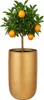 Vaso da fiori Camiel oro 81 cm - fioriera rotonda alta in Anteprima dell’immagine prodotto 7