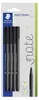 Staedtler 334-9 BK4, Czarny, Ultra Cienka, Czarny, Tworzywo Podgląd zdjęcia produktu 1