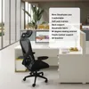 Bürostuhl mit atmungsaktiver Netzbespannung, hoher Produktbild-Vorschau 3