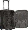 An open black suitcase with its interior visible, showing straps and pockets. Náhľad obrázku produktu