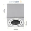 Sweet LED Aufbaustrahler Aufbauleuchte silber Deckenleuchte Produktbild-Vorschau 2