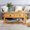 IDIMEX Couchtisch SALSA, Massivholz Kiefer, Zwei Schubladen Produktbild-Vorschau 2
