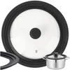 Ruhhy 25561 Coperchio universale in vetro con bordo in Anteprima dell’immagine prodotto 8
