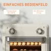 Minibackofen mit Umluft 10L 2 in 1 Mini Ofen mit Ofenrost, Produktbild-Vorschau 6