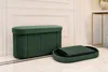 riess-ambiente Polsterbank ÉLAN 80cm grün Samt ovale Produktbild-Vorschau 2
