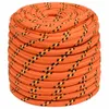 vidaXL Corde de bateau orange 18 mm 25 m polypropylène Voir les images du produit 1