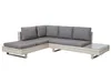 BELIANI Gartenmöbel Set Grau und Beige Rattan Aluminium Produktbild-Vorschau 4
