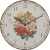 abc HOME | Wanduhr Rosen | Quarzuhrwerk | batteriebetrieben Produktbild-Vorschau 1