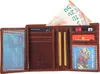 Geldbörse Herren Portemonnaie Echt Leder Börse Hochformat Produktbild-Vorschau 1