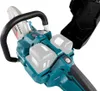 Close-up view of the battery compartment and handle of a power tool. Voir les images du produit