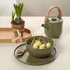 Asa Gourmetteller Coppa Nori Dunkelgrün (22 cm) Produktbild-Vorschau 6