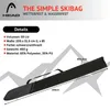 HEAD Skisack "Simple" voor 1 paar ski's, zwart, zwart Productafbeelding-voorbeeld 7