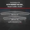 HEYNER® Scheibenwischer komp. mit ALFA ROMEO 146 (12.1994 - Produktbild-Vorschau 2