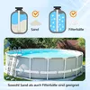 FCH Sandfilteranlage Pool 10000 L/H inkl. 500g Filterbälle, Produktbild-Vorschau 6