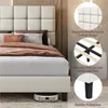 Yaheetech Polsterbett Doppelbett 140x200cm, Bettgestell mit Produktbild-Vorschau 8