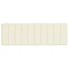vidaXL Coussin pour chaise longue Crème 186x58x4 cm Tissu Voir les images du produit 3