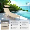 Bain de soleil Chloé 4 positions avec appui-tête et Voir les images du produit 2