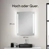 Badspiegel mit Beleuchtung TALOS LED Badspiegel mit Produktbild-Vorschau 3