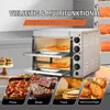 VEVOR Commerciële pizzoven, 2-laags, 356 mm, elektrische Productafbeelding-voorbeeld 6