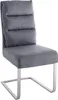 Design Freischwinger Stuhl COMFORT vintage grau Produktbild-Vorschau 4