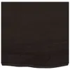 vidaXL Wandregal Dunkelbraun 60x60x(2-6) cm Massivholz Produktbild-Vorschau 4