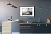 MuchoWow® Gerahmtes Poster Meer - Segelboot - Sonne 80x60 Produktbild-Vorschau 5