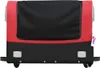 vidaXL Fahrradanhänger Schwarz und Rot 45 kg Eisen Produktbild-Vorschau 5