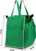 A green shopping bag with dimensions indicated. Náhľad obrázku produktu