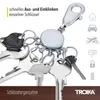 TROIKA Patent, Přívěšek na klíče, Stříbrná, Kov, 25 mm, 9 Náhled obrázku produktu 3
