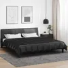 vidaXL Ganzjahresbettdecke 200 x 200 cm 300 g/m² Schwarz Produktbild-Vorschau 2
