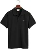 Polo Gant in cotone regular fit nero Anteprima dell’immagine prodotto 6