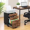 Relaxdays, mobilní úložný box, 3 zásuvky, rozměry (v x š x Náhled obrázku produktu 2