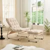 Outdoor Lounge Sessel mit Hocker, gepolstert, Stahlgestell, Produktbild-Vorschau 12
