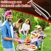 2 Stück Grillzange mit Rädchen, BBQ Würstchen Wendezange Produktbild-Vorschau 6