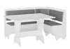 Eckbankgruppe 2-tlg. RHODOS 150x110 cm, grau-weiß aus Produktbild-Vorschau 4