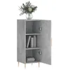 vidaXL Kredens betonowy szary 34,5x34x90 cm materiał Podgląd zdjęcia produktu 3