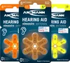 Multiple packages of Ansmann hearing aid batteries are displayed. Produktbild-Vorschau