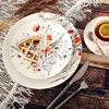 Orion | Porcelanowy talerz deserowy - Kolorowy - 20,5 cm - Podgląd zdjęcia produktu 2