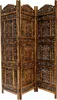 Paravento in legno dall'India abhinava Anteprima dell’immagine prodotto 2