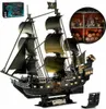 Cubic Fun CUBICFUN 3D puzzle with LED Queen Anne´s Revenge Náhľad obrázku produktu 4