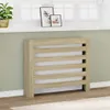 vidaXL Obložení radiátoru Sonoma dub 104x20x82 cm materiál Náhled obrázku produktu 2