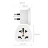 kwmobile 2x Reiseadapter Australien Typ-I - Reise Adapter Produktbild-Vorschau 3