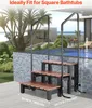 Pooltreppe - 3-stufige Außentreppe - 64 cm Breite - 250 kg Produktbild-Vorschau 5