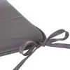PODUSZKA NA KRZESŁO 39x39 cm szara ciemna wiązana Podgląd zdjęcia produktu 3